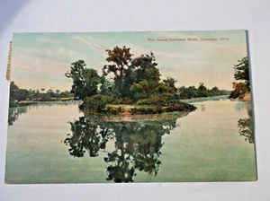 Antike Postkarte The Island Conneaut River Conneaut Ohio verschickt 1912 - Bild 1 von 2