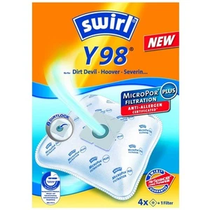 SWIRL Y98 4 SACCHETTI SEVERIN TRISTAR VC100 TAURUS GOLF HOOVER T1400 T1500 BOMAN - Foto 1 di 1