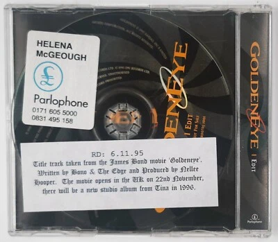 TINA TURNER CD Golden Eye 1 TRACKUK PROMO with PROMO Info Sticker + Parloph Skr. - Изображение 1 из 4