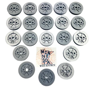 20 Mozzi Knex Pulegge Ruote Grigio/Argento 1,5" Small - Ricambi K'nex - Foto 1 di 3