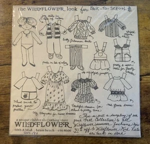 Vintage Wildflower 60th & Blvd. Brant Beach LBI NJ Kleidung Werbung - Bild 1 von 2