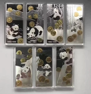 Moneda Panda de Oro 2017 emisión 35 aniversario 7x50 g plata medalla panda - Imagen 1 de 4