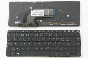 For HP ProBook 640 G1 767476-FL1 Keyboard Czech Slovakian CZ SK Backlit No frame - Picture 1 of 5