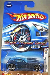 2006 Hot Wheels #14 First Editions 14/38 CHRYSLER FIREPOWER CONCEPT Dark Blue - Picture 1 of 5