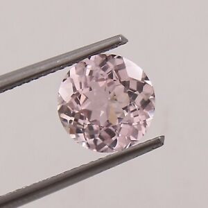 AAA Natural Flawless Mozambique Pink Morganite Loose Round Gemstone Cut 2.70 Ct