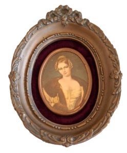 Arte enmarcado dorado ornamentado de colección A Cameo Creation ~ Condesa Hohnstein Vincent Nesbert - Imagen 1 de 6