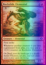 Magic the Gathering MTG Rockslide Elemental (112) Shards of Alara   LP FOIL