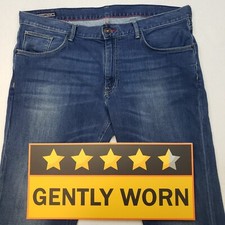 Tommy Hilfiger HUDSON Mens Jeans Stretch W39 L34 Blue SLIM Straight