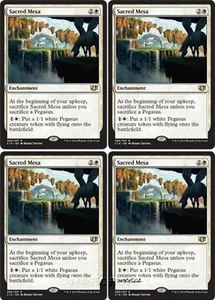 4x SACRED MESA Commander 2014 MTG White Enchantment Rare - Picture 1 of 1
