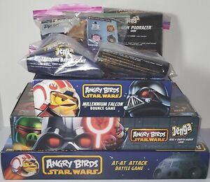Angry Birds Star Wars Hasbro Rovio Jenga Lot 8 Games Online Codes Complete
