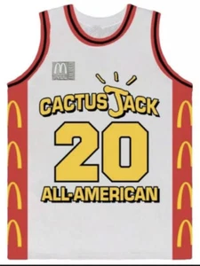 Maglia Travis Scott Cactus Jack x McDonalds All American taglia L fondo di magazzino - Foto 1 di 4