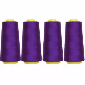 4 BIG CONES SERGER OVERLOCK THREAD SEWING THREADART - 50 COLORS - 2750 YD CONES - Picture 1 of 63