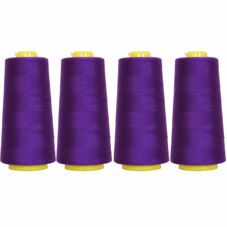 4 BIG CONES SERGER OVERLOCK THREAD SEWING THREADART - 50 COLORS - 2750 YD CONES - Image 1 of 4