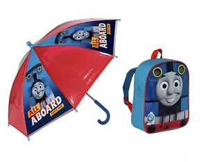 JUEGO DE PARAGUAS MOCHILA JUNIOR 100% AUTÉNTICO THOMAS THE TANK ENGINE - Imagen 1 de 1