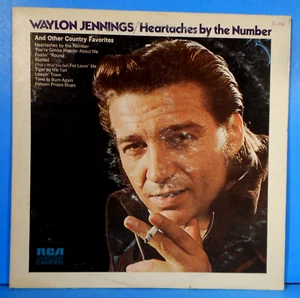 WAYLON JENNINGS HEARTACHES BY THE NUMBER LP 1972 GREAT CONDITION! VG+/VG!!B - Picture 1 of 5