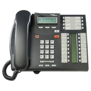 1 generalüberholtes anthrazitfarbenes Norstar T7316E Telefon, Nortel (NT8B27), kostenloser Versand - Bild 1 von 1