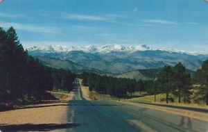 Snowy Peaks Continental Divide Genese Mountain Parks Colorado Postkarte - Bild 1 von 3