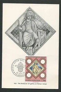 VATICANO MK 1973 SEDE EPISCOPAL PRAGA TARJETA MÁXIMA TARJETA MÁXIMA MC CM d6245 - Imagen 1 de 2