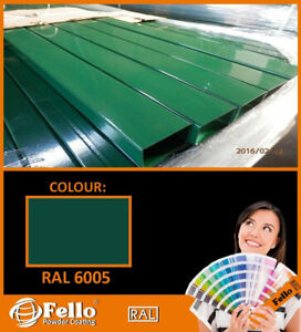 FELLO Powder Coating Powder Paint RAL 6005 Moss green gloss 5KG POLYSTER