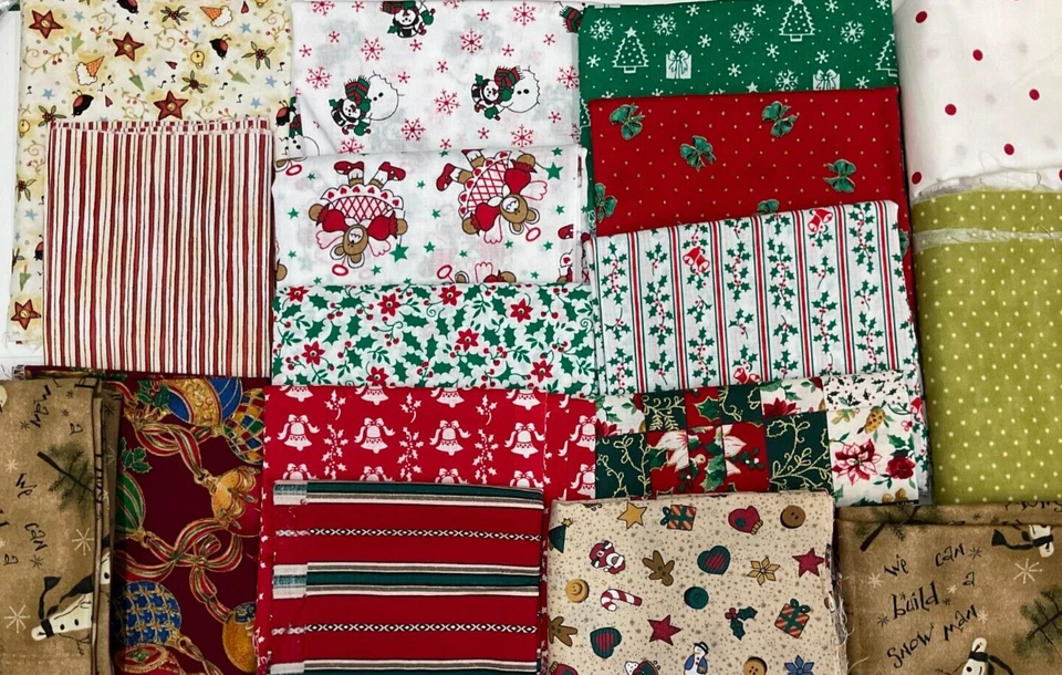 COTTON SCRAP BAG #201 - CHRISTMAS - Image 1 of 1