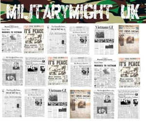 1 32 / 1 35 SCALE NEWSPAPERS VIETNAM WAR DIORAMA MODEL DECALS - Picture 1 of 1