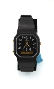 Lorus Herren Armbanduhr Kunststoff Schwarz Wr Chrono Tag Datum Monate Alarm 24hr - Bild 1 von 6