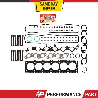 Conjunto de parafusos de junta de cabeça para 92-98 Lexus GS300 SC300 Toyota Supra 3.0 DOHC 2JZGE - Imagem 1 de 4