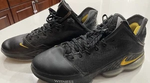 Nike Lebron 19 Low Shoes Witness Black/University Gold Men's Size 14 DH1270-002 - Picture 1 of 11