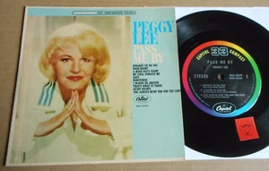 PEGGY LEE - PASS ME BY - EP 33T 6 TRACKS STEREO CAPITOL SXA 2320 - POPCORN - Bild 1 von 2