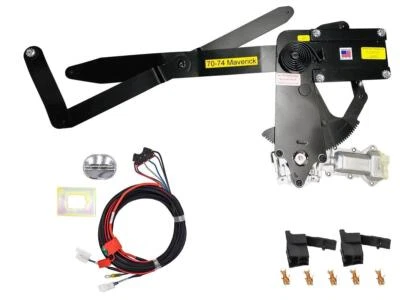 1970-1974 Ford Maverick Front Doors Power Window Kit w FTFG Switches for Console Foto 1 de 4
