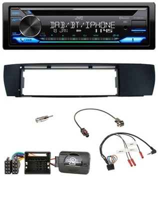 JVC Bluetooth Lenkrad USB DAB CD Autoradio für BMW X3 04-10 E83 seitlich - Bild 1 von 4