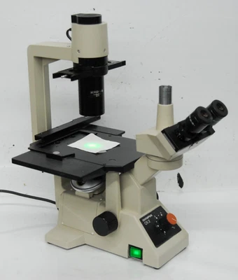 Microscopio trinocular invertido Olympus CK2 con objetivos SPlan 10/20 PL - Más Foto 1 de 4