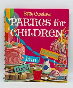 Vintage Betty Crocker's Parties For Children Food Fun Games Hardcover 1964 Ideas - Picture 1 of 11