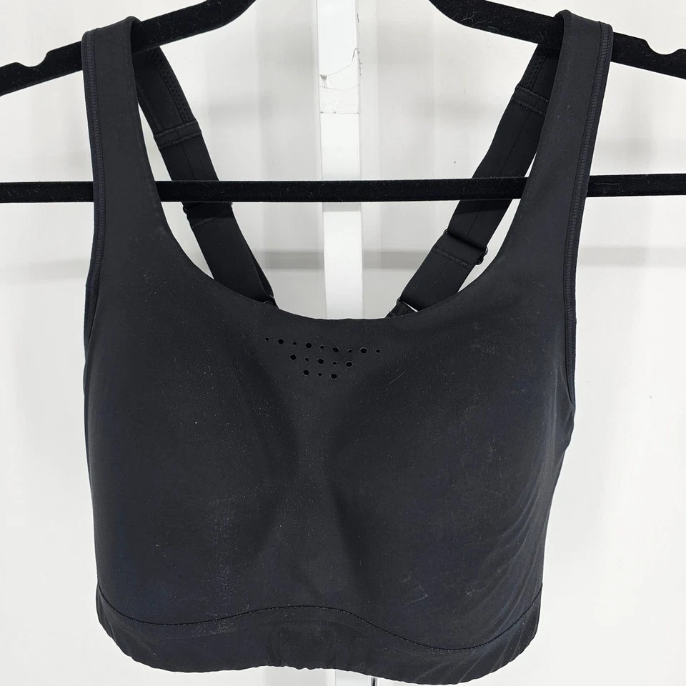 Sujetador deportivo Athleta negro Phenomena alto impacto 38 DD espalda cruzada acolchado Foto 1 de 4