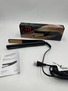 Plancha plancha de pelo de cerámica CHI Original de 1 pulgada, negra CAJA ABIERTA - Imagen 1 de 18