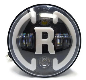 Fit For Royal Enfield Himalayan 411cc & Scram 7'' LED (R) Headlight Assembly - Picture 1 of 4