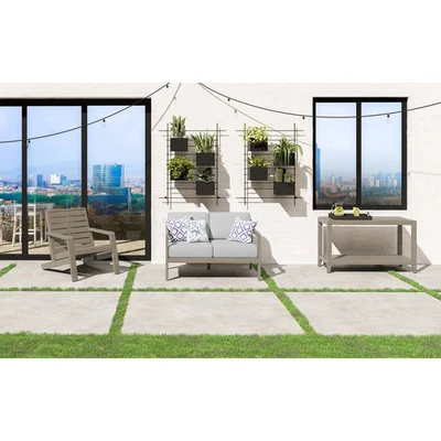 Sillón exterior de madera gris Homestyles Sustain Foto 1 de 4