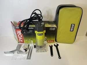 ✅ Router de ajuste con cable Ryobi RTR400-S 400W con accesorios y caja original - Imagen 1 de 11