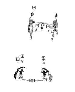 Genuine Mopar Ride Height Sensor Left Front 68498413AA - Picture 1 of 1