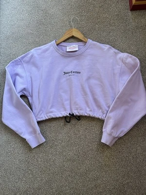 Juicy Couture Sport Cropped Pink Sweatshirt Size Small VGC - Image 1 of 4