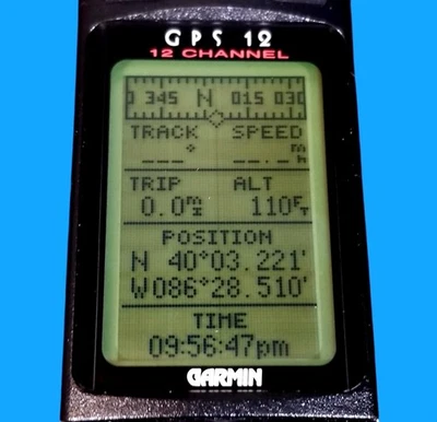 Garmin GPS 12 Channel Handheld Personal Navigator Tested Working - Image 1 of 4