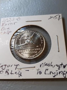 2023 P Quarter ERROR Die Chips Obverse/reverse - Picture 1 of 5