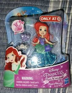 Disney Princess Little Kingdom Magical Glimmer Ariel Snap In Doll Target Exclusv - Picture 1 of 2