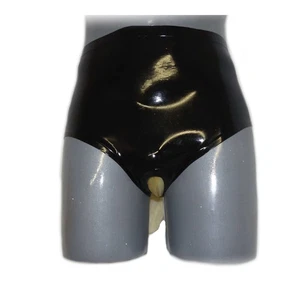 Latex Shorts mit Latex-Schamlippen und Analcondom (S) - Bild 1 von 6
