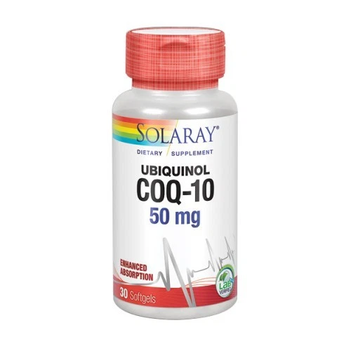 Solaray Ubiquinol Coq10 50 MG 30 Count