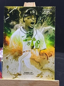 2022 Topps Fire - Fired Up Javier Báez #FIU-6 Gold Minted - Tyson Beck X - Bild 1 von 3