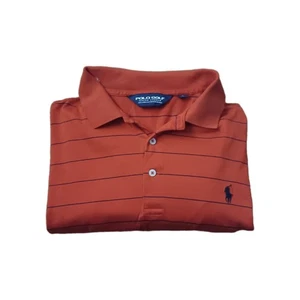 Mens Long Sleeve Ralph Lauren Golf Polo In A Sharp Orange. Size Large - Picture 1 of 9