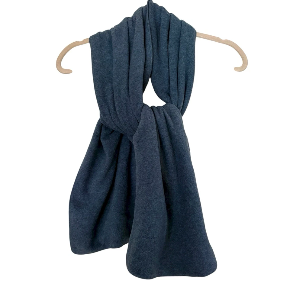 Vintage GAP Azul Bufanda Suave Vellón Minimalista Clásico Y2K Acogedor Accesorio de Invierno Foto 1 de 2