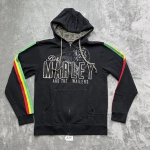 Bob Marley And The Wailers Get Up Stand Up Hoodie Full Zip Size Medium - Bild 1 von 11