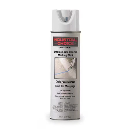 Rust-Oleum 205237 Inverted Marking Chalk Aerosol, 20 Oz, White, Water -Based - Image 1 of 4